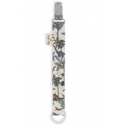 Attache tétine Dino Bleu