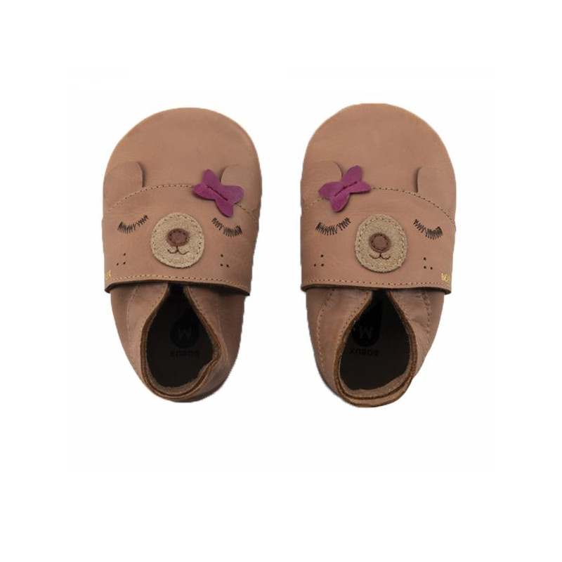 chaussons cuir noukies