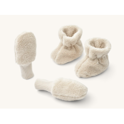 Kit naissance Chaussons et mouffles Fernanda